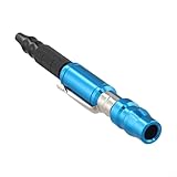 FABULETTA Einstellbarer Luftblasstift, 20 Uhr, passend für Automobil-Blechreinigung, schnelle Durchflusskontrolle, Präzisions-Metallwerkzeug für Luftkompressoren, Heimwerker und Herstellung (blau)