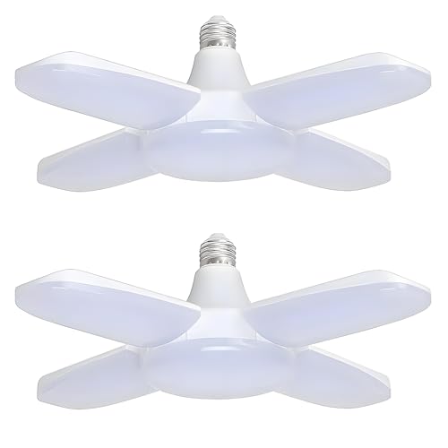 Ampoules LED de garage E27 60W blanc froid éclairage puissant 6000K non variable