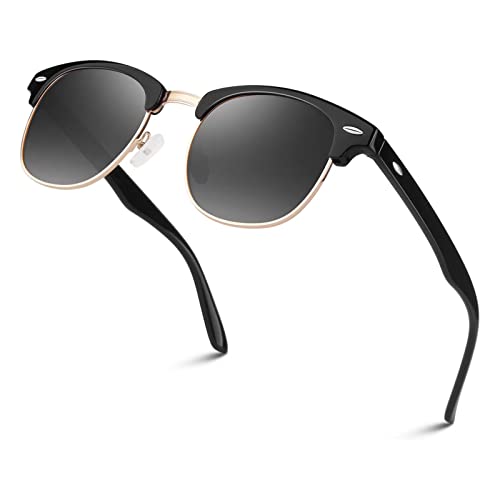 Linvo Gafas De Sol Hombre Mujer Polarizadas Retro Medio Marco Clásico Gafas 100 Protección Uv400 Para Conducir Linvo Gafas De Sol Hombre Mujer Polarizadas Retro Medio Marco Clásico Gafas 100 Protección Uv400 Para Conducir