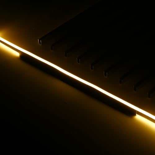 Image of Yescom 10Pack 1ft LED Aluminum Channel for 7mm BiLume 2700K Neon Rope Light | 30cm Light Strip Mounting Track, Resists rust & corrosion, Heat dissipation, Ideal for commercial indoor outdoor DIY