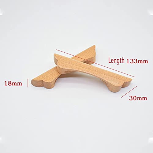 Tiradores para cajones en D hechos de madera para restaurar tus muebles 3