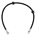 Rear Dynamic Friction Company Brake Line Hose 350-63059