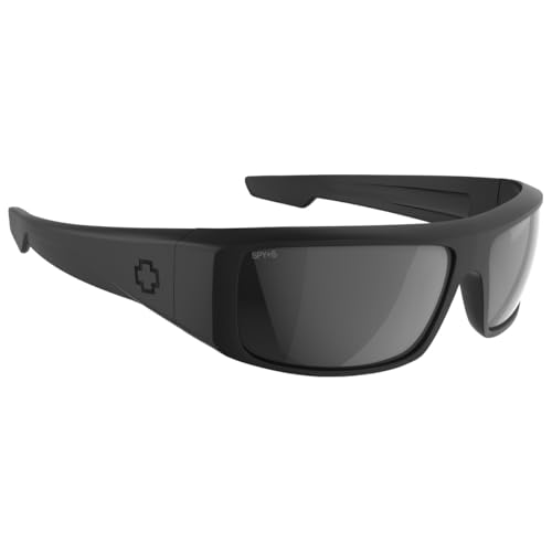 Spy Optic Men's Logan Ansi Rectangular Sunglasses, Matte Black Happy Photochromic, 614