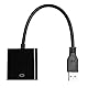 USB-auf-VGA-Adapter, 1920 x 1080, 5,0 Gbit/s, USB 3.0 auf VGA-Video-Konverter, Plug-and-Play, unterstützt 7/8/10
