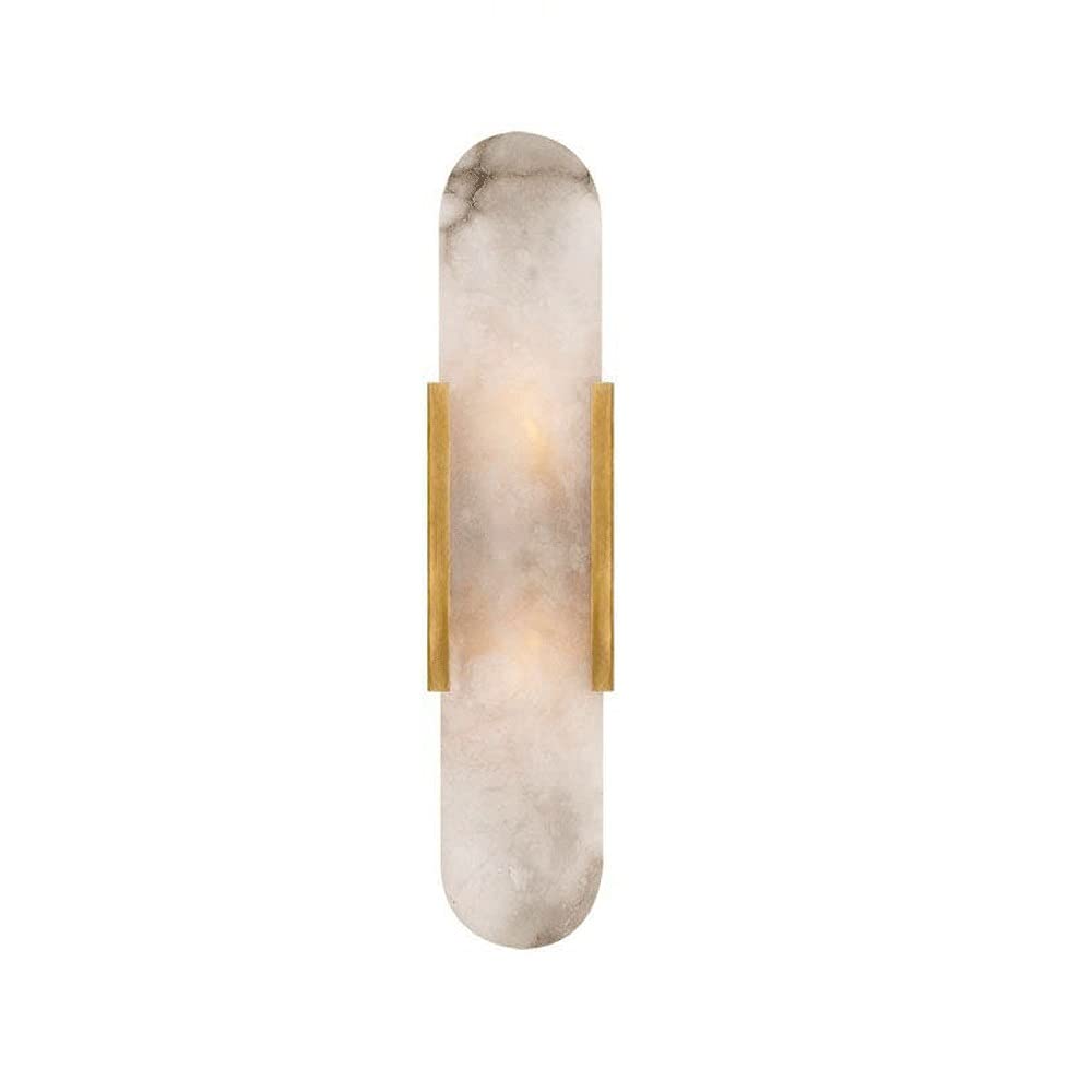 KBUUKYYXouy Modern Marble Wall lamp Minimalist Design Art Wall Light Fixture Indoor丨Metal d and Black Wall Sconces for Bedroom Bathroom Living Room丨Postmodern Creative Wall Lamps