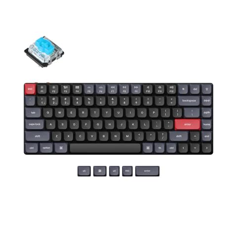 Keychron K3 Pro Ultra-Slim QMK/VIA Wireless Tastiera meccanica personalizzata, Macro programmabile 75% Layout RGB con basso profilo Gateron G Pro Brown Switch PBT keycap per Mac Windows Linux