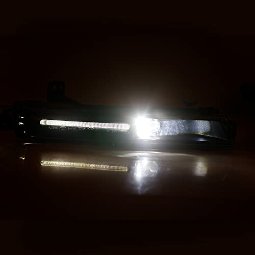 BATLAM 2 Peças Led DRL Luz De Nevoeiro Luz De Condução Luz De Circulação Diurna Para Land Rover Rang