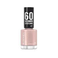 Rimmel 60 Seconds Super Shine Smalto, Smalto asciugatura rapida, Colore vibrante, A lunga tenuta, 8 ml, 109 Evening Sand