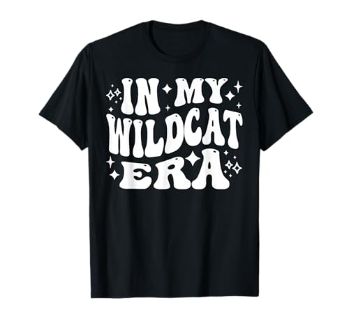 in My Wildcat Era, Cute School Mascot, Funny Team Spirit T-Shirt