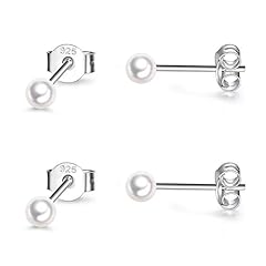 2 Pairs-Pearl Earrings