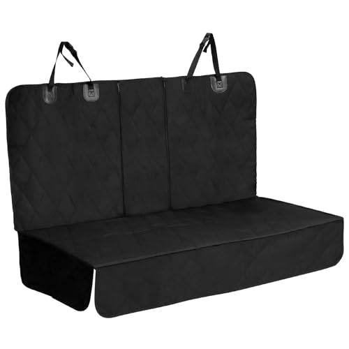 QWORK® Autoschondecke Hund Rücksitz Autoschondecke Hund Rücksitz, langlebiger Autositzbezug, Autositzschutz, Rücksitzbezüge Kindersitzunterlage für alle Autos, Minivans und SUVs