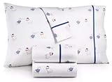 Martha Stewart Frenchie Dogs Bedsheets - Full Size - 4 Piece Set