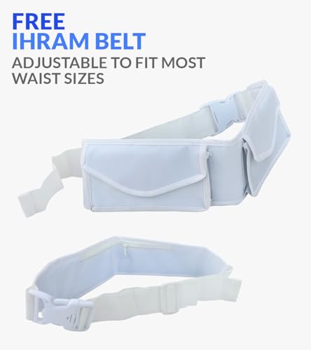 Serviettes Ihram coton pour le pèlerinage de la Omra à La Mecque - 5