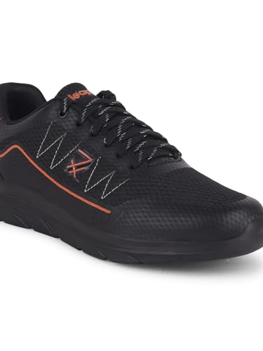 Image of Liberty LEAP7X ZIGGY-1E Sports Shoes for Men with Mesh Upper | EVA Sole Lacing Running Shoes | Memory Foam Insole | Walking, Gym, Outdoor Wear | Quick-Wear Elastic Laces | Comfortable Footbed