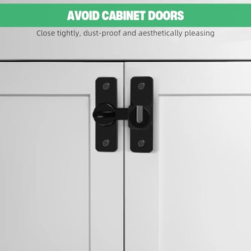 Image of HASTHIP Door Latch Door Lock 90 /180 Latch Lock Aluminum Alloy