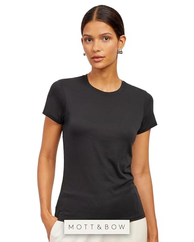 Mott & Bow Women's T-Shirt Classic, M Black