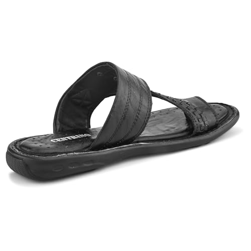 Image of Centrino Men's Slippers | Kolhapuri Style Chappals with Soft Cushioned Footbed | Comfortable & Durable | Traditional Yet Stylish Footwear for Men (9541)