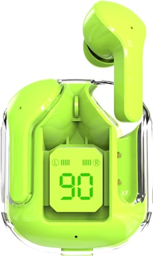 Image of UltraPods Immersive Sound | 40Hrs Music Time, 13mm Dynamic Driver, ENC, Deep Bass, Type-C Charging, Wireless TWS Earbuds (Green)