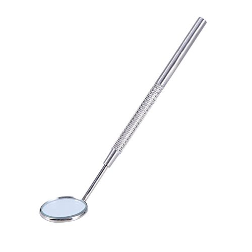 Edelstahl-Zahnspiegel zur Überprüfung der Wimpernverlängerung Anwendung von Wimpernwerkzeugen, Wimpernverlängerungsspiegel zur Überprüfung der Anwendung