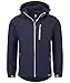 Produktbild Rock Creek Herren Softshell Jacke Outdoor Jacke Windbreaker Übergangsjacke Anorak Kapuze Regenjacke Winterjacke Herrenjacke Jacket H-168 Navy L
