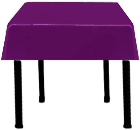 Mantel cuadrado de satén 36x36 pulgadas (ciruela)