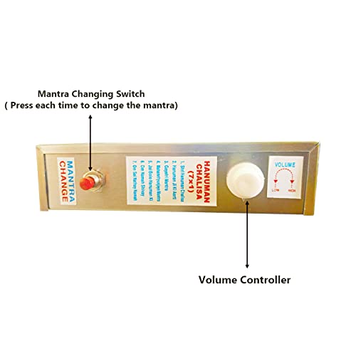 KBV Full Hanuman Chalisa Mantra Chanting Device | Mantra Chanting Box | Mantra Chanting Machine for Gayatri Mantra, Maha Mritunjaya Mantra,Shiv And Sai Mantra Chant Box Device, For Akhand Jaap At Home