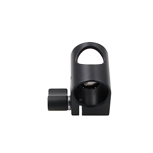 HangTon 19mm Rod Clamp Mounting Bracket 3/8" Screw for Sony ARRI RED Camera Lens Motor Wireless Follow Focus (Black)
