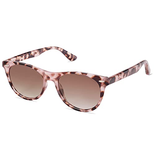 Image of SOJOS Classic Polarized Sunglasses for Women Men Small UV400 SJ2076 | Lightweight Design Frame for All-day Comfort