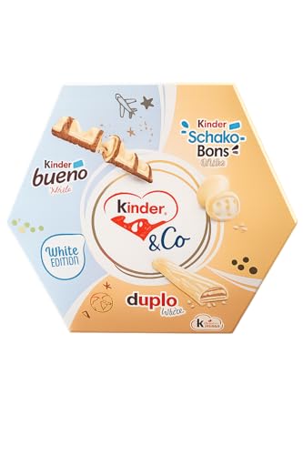 Image of Kinder & Co White Edition Chocolate Gift Box - Bueno White, Schoko-Bons, Duplo 137g