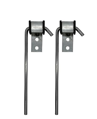 Image of 2 Pcs Heavy Duty Exhaust Hanger Rod -Universal Use Exhaust Bracket Hanger - 3 /8 inch Rod 10 inch Long | Weld On