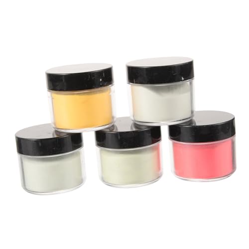 ARTIBETTER 5pcs Luminous Mica Powder Neon Pigment for Epoxy Resin Soap Dye Lip Gloss Eye Shadow