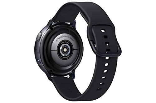 Image of Samsung Galaxy Watch Active 2 (Bluetooth, 44 mm) - Black, Aluminium Dial, Silicon Straps