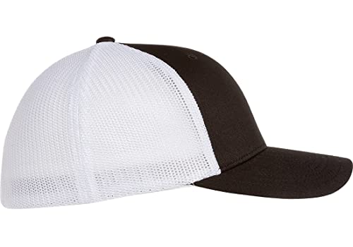 Image of Flexfit Unisex Mesh Fitted 2-Tone Trucker Hat, One Size