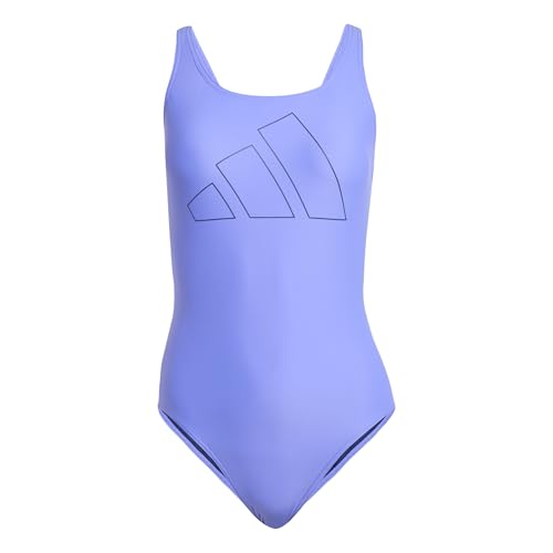 adidas Traje de baño para Mujer Big Bars X Back 40, Azul Cobalto/Azul Oscuro, 40