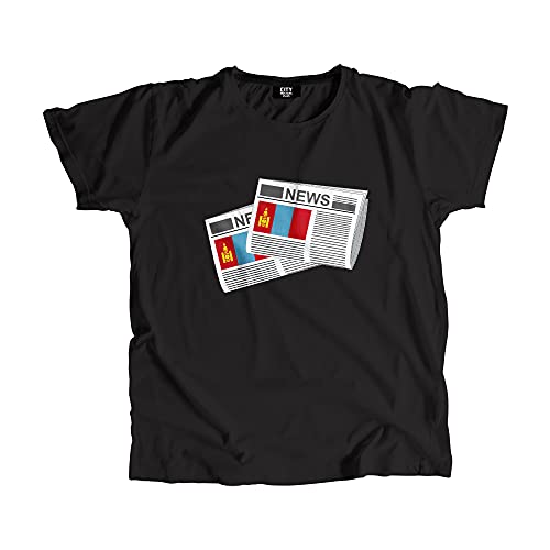 T-shirt Mongolia Newspapers l'esprit d'évasion et de voyage dans votre dressing