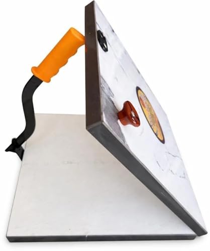 Image of Shri vijaya Wooden Chapati Press Machine Roti Puri Maker for Easy Flatbreads Heavy Duty Wood Press with Strong Handle Manual Roti Khakra Papad Maker Durable Kitchen Tool for Home Use