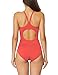 BALEAF Women's Athletic Training Adjustable Strap One Piece Swimsuit Swimwear Bathing Suit Coral Red 34
