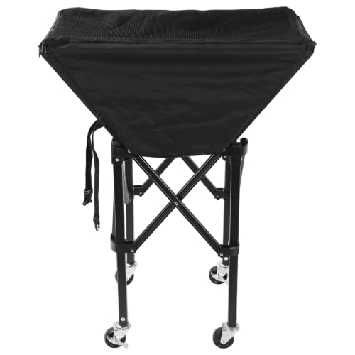 Hammock Ball Cart Large Capacity Volleyball Cart with Wheels