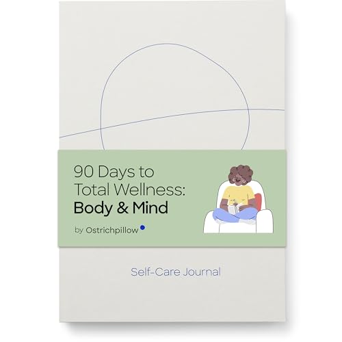 Ostrichpillow Self Care Journal Journal for Men Women – 3-Month U...