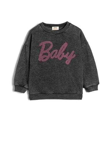 Sweat long sleeve fille col rond contre le froid de mi-saison