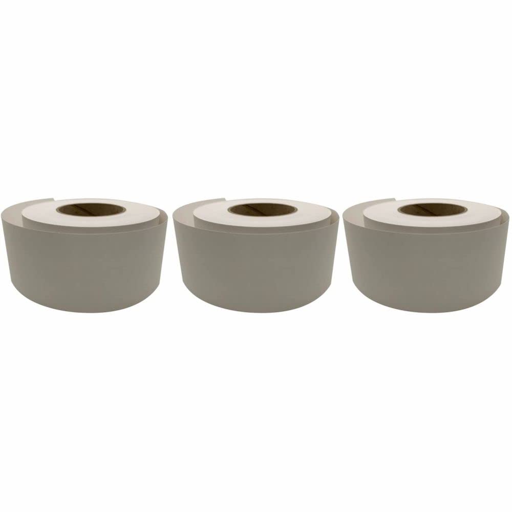 3 Ace Crafts (Pack of 3) Straight Edge Poster Paper Border Roll- (48mm x 50 Meters) - (Soft White) School/Office, Classroom Decoration, Fade Resistant Paper, Black Board Border Display Rolls