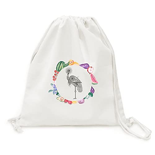 Sac en tissu pliable ultra léger avec sangle plume d'oiseau