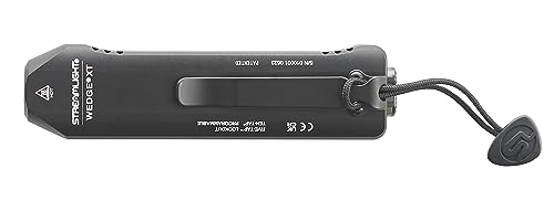 Image of Streamlight 88812 Wedge XT 500-Lumen 1,900-Candela Flat Everyday Carry Flashlight, Includes USB-Cable and Pocket Lanyard, Black