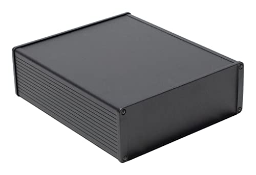 Boîte EMI/RFI en aluminium noir 1457U2201EBK boîtier métallique