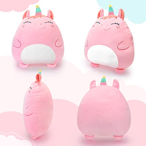 Lafto 0421 Stuffed Animals Plush Toy Pink Cute Stuffed Animals For Girls Cartoon Kid'S Plush Toy Pillows Soft Lumbar Back Cushion Easter Birthday Gifts thumb #4