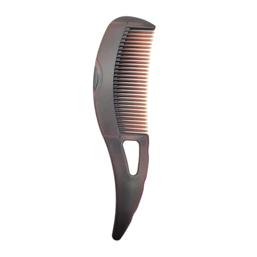 Didiseaon Peine Cerda Champú Circulación Palo De Cera Raspador Portaescobillas Secador De Pelo Cepillo De Pelo Caspa Cabello Depurador De Cuero Cabelludo Cepillo Para Barba Rata Abs Brown