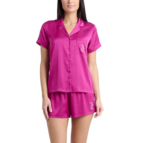 CN Jacquard Satin Short Shirt juemi ジュエミ Custom Silky Bridesmaid Loungewear Set - Wedding Favor