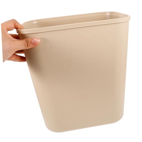 Caneca de basura rectangular de plástico para hogar miniatura 5