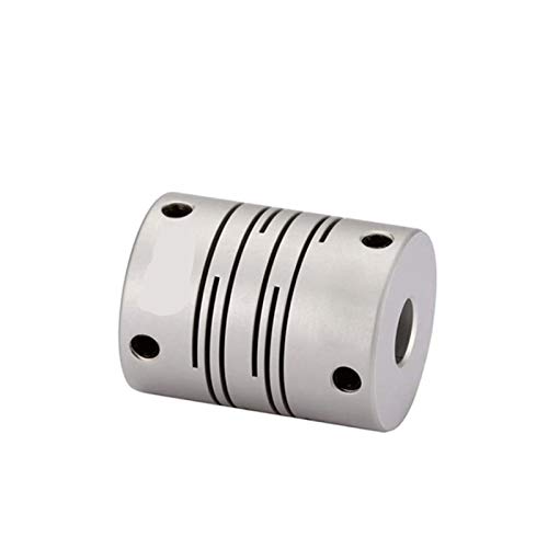 SUOFEILAIMU-PHONE CASE Metal Coupler Flexible Shaft Coupling D28.5 L38 Aluminum Electric for Motor Stepmotor Parallel Line (Inner Diameter : 6X6.35)
