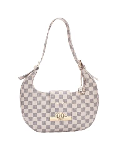Sac à main en PU à carreaux femme idéal pour le bureau et les sorties